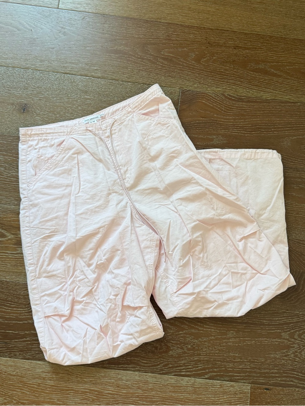 Good American Light Pink Cargo Pants